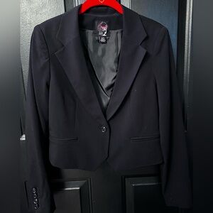 XXI Forever 21 Black Blazer Jacket Sz Medium
